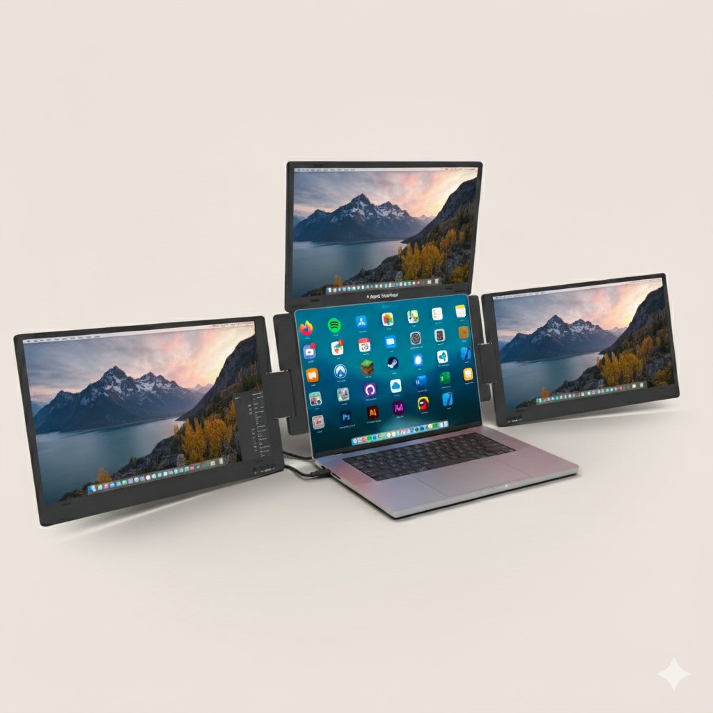 Uniik Fourz ( 1 cable for 3 screens)